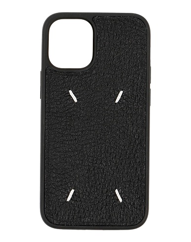 MAISON MARGIELA Tech gadget  Black 100% Deerskin, Plastic