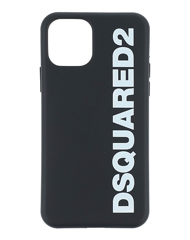 DSQUARED2 Phone covers e sleeves Nero 100% Poliuretano termoplastico