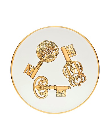 FORNASETTI Centre de table CHIAVI ORO
 Blanc 100% Porcelaine
