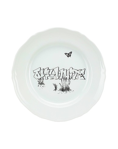 RICHARD GINORI Decorative plates OFF WHITE x GINORI DESSERT PLATE 
 White Ceramic