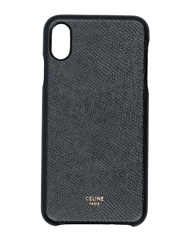CELINE Tech gadget  Black 100% Lambskin