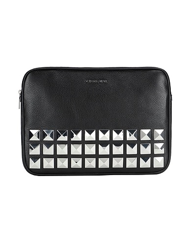 MICHAEL MICHAEL KORS Handbag LG LAPTOP CASE Black Soft Leather