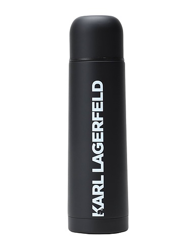 KARL LAGERFELD Mug or small cup ESSENTIAL THERMO BOTTLE
 Black 100% Stainless Steel