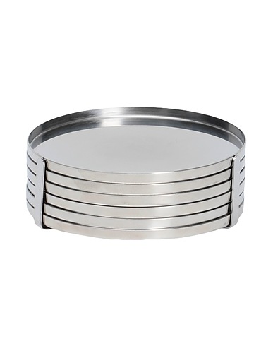 STELTON Barware COASTER
 Silver Stainless Steel
