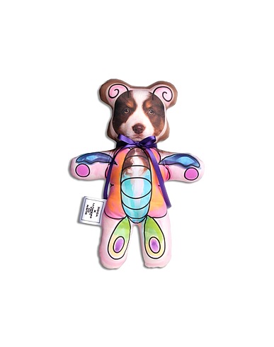 GUENDALINA CERRUTI x YOOX Kunstobjekte Teddy Butterfly Dog
 (-) 100% Organische Baumwolle, Gewebefasern