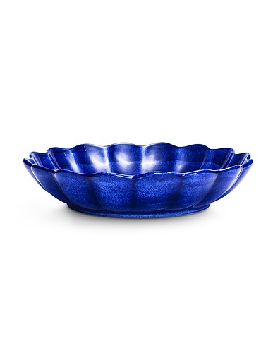 MATEUS Table accessory  OYSTER Bowl 31cm/220cl 
 Blue 100% Ceramic