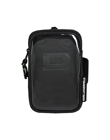 KARL LAGERFELD Tech gadget  K/ATHLEISURE ARM POUCH
 Black 57% Polyamide, 25% Thermoplastic polyurethane, 18% Polyurethane
