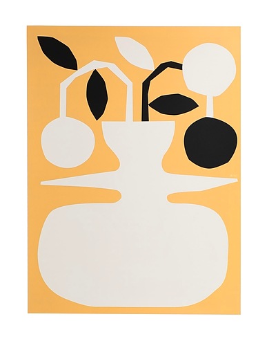 PAPER COLLECTIVE Painting or print JARRÓN - 30X40
 Black 100% Paper