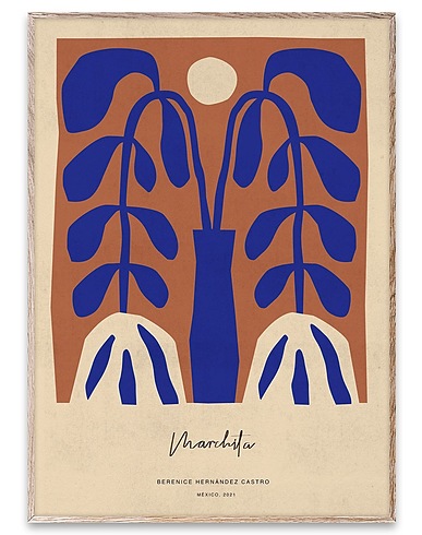 PAPER COLLECTIVE Painting or print MARCHITA - 50X70 Brown 100% Paper