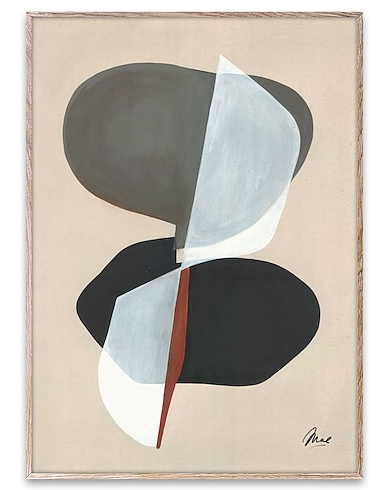 PAPER COLLECTIVE Painting or print COMPOSITION 01 - 50X70 Khaki 100% Paper