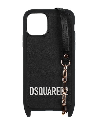 DSQUARED2 Tech gadget  Black 30% Polycarbonate, 30% Polyurethane, 30% Synthetic fibers, 10% Thermoplastic polyurethane, Metal