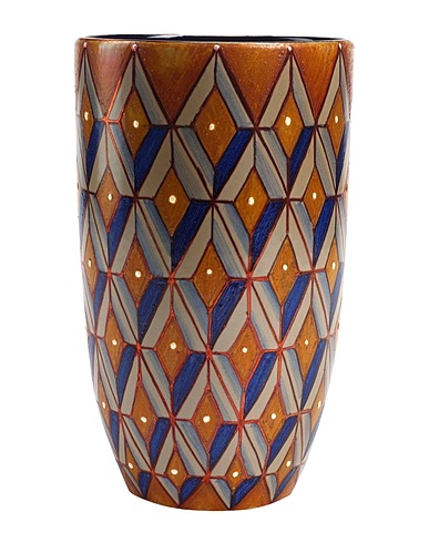 BOTTEGA VIGNOLI Vase Yellow 100% Ceramic