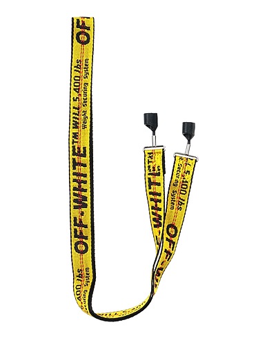 OFF-WHITE™ Hightech Accessoire Gelb Gewebefasern