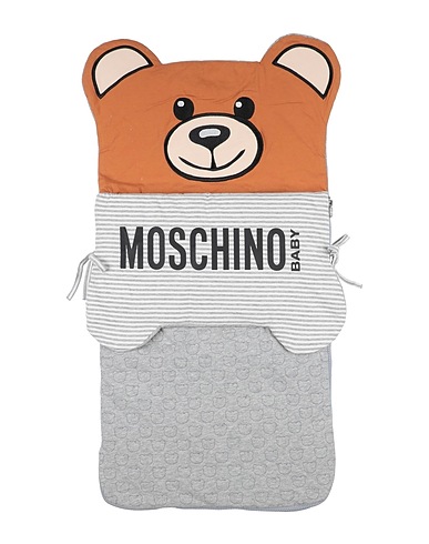 MOSCHINO BABY Sacco nanna Grigio 100% Cotone, Poliestere