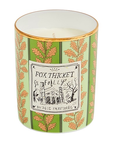 GINORI 1735 Candles FOX THICKET FOLLY - scented regular candle gr 320
 Green Porcelain, Natural Wax