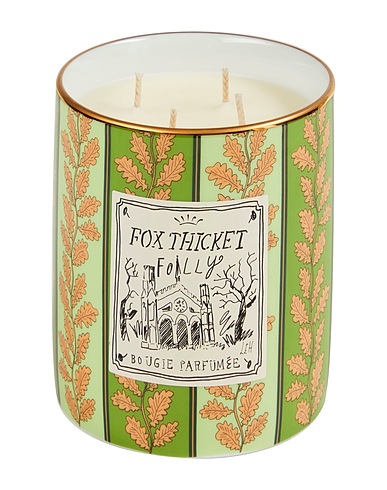 GINORI 1735 Candles FOX THICKET FOLLY - scented large candle gr 700
 Green Porcelain, Natural Wax