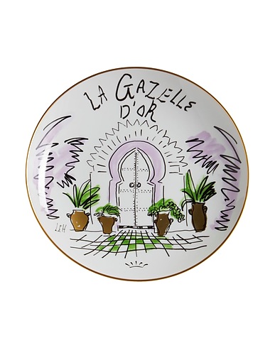 GINORI 1735 Decorative plates PROFUMI LUCHINO - LA GAZELLE D'OR
 White 100% Porcelain