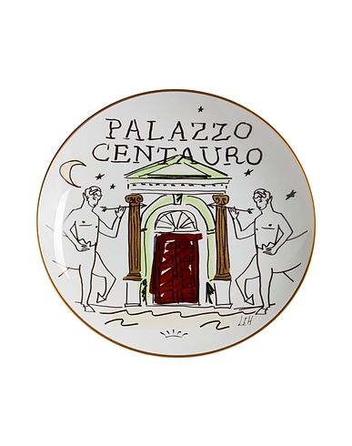 RICHARD GINORI Decorative plates  LUCHINO - PALAZZO CENTAURO
 White 100% Porcelain