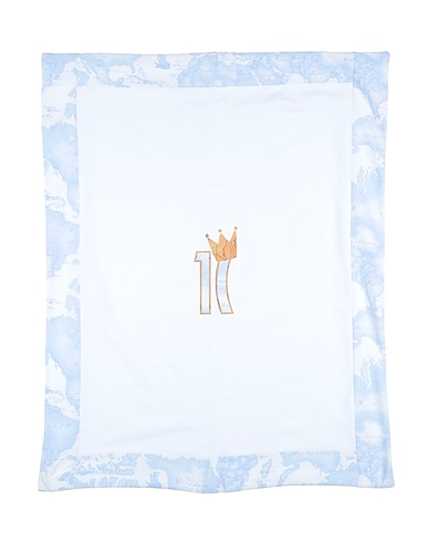ALVIERO MARTINI 1a CLASSE Bed Linen Blue 94% Cotton, 6% Elastane