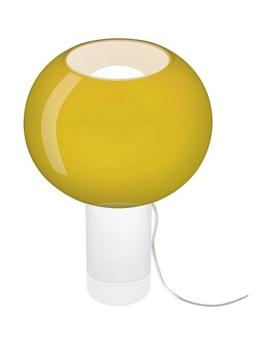 FOSCARINI Lampe de table Foscarini Buds 3 table lamp in blown glass Vert clair Verre
