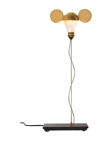 INGO MAURER Επιτραπέζιο φωτιστικό Ingo Maurer I Ricchi Poveri Toto dimmable table lamp Χρυσό Μπρούντζος