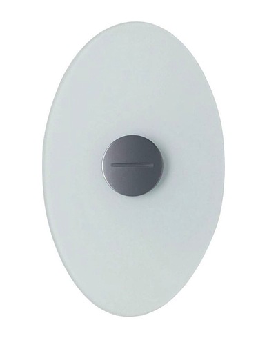 FOSCARINI Φωτιστικό τοίχου Foscarini Bit 2 wall lamp in glass Λευκό Γυαλί