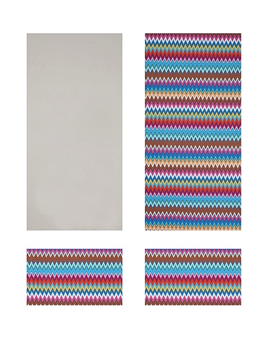 MISSONI HOME Λευκά Είδη Υπνοδωματίου Γαλάζιο 100% Βαμβάκι
