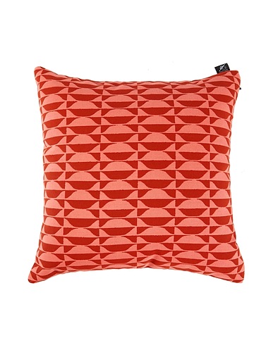 FORNASETTI Pillow or pillow case OUTDOOR CUSHION  40X40 CM LOSANGHE 
 Brick red 100% Acrylic