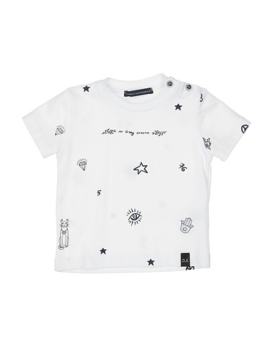 DANIELE ALESSANDRINI T-shirt Bianco 90% Cotone, 10% Elastan