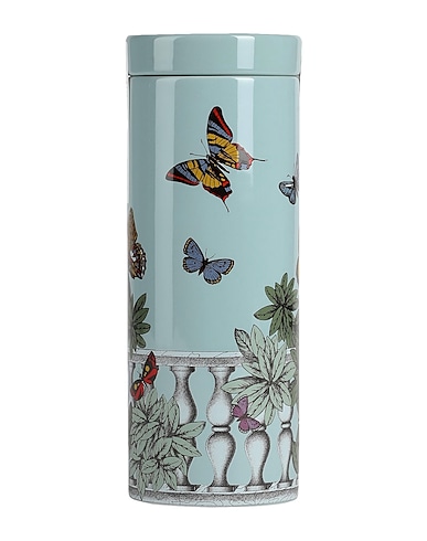 FORNASETTI Candles TOWER SCENTED CANDLE FARFALLE BALAUSTRA - FRAGRANCE GIARDINO SEGRETO
 Green 51% Porcelain, 49% Natural Wax