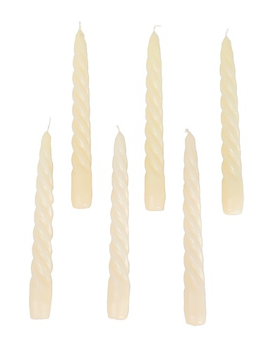 FORNASETTI Candles SET OF 6 CANDLES REFILL SUL TARDI
 White Natural Wax