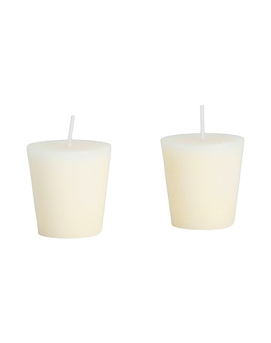 FORNASETTI Candles SET OF 2 SCENTED CANDLES REFILL AL BUIO/SUL TARDI
 White Natural Wax