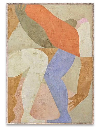 PAPER COLLECTIVE Painting or print LAS DANZANTES 02 30X40
 White 100% Paper