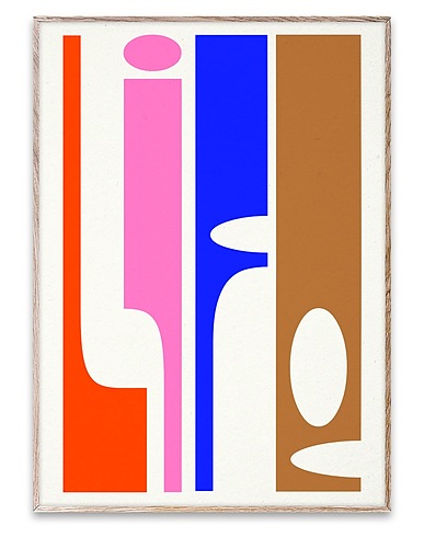 PAPER COLLECTIVE ART Life - 50x70 Πολύχρωμο Χαρτί