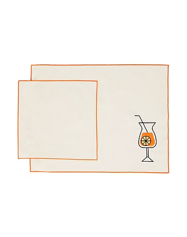 8 by ORANGE FIBER Λευκά Είδη Κουζίνας Πορτοκαλί 57% Βαμβάκι, 43% Lyocell