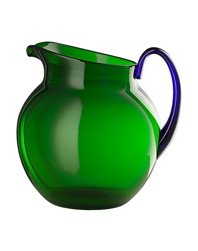 MARIO LUCA GIUSTI Glass or pitcher Mario Luca Giusti Pallina Jug with Handle Green Acrylic