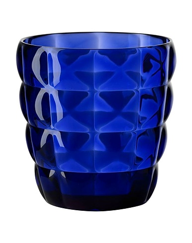 MARIO LUCA GIUSTI Glass or pitcher Mario Luca Giusti Diamante Low Glass - Set 6 Blue Acrylic