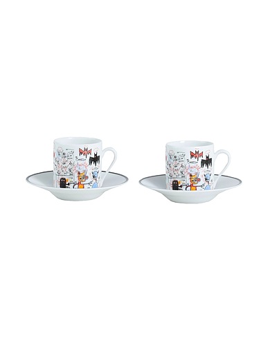 LIGNE BLANCHE Art object Batman, Limoges porcelain espresso set White Porcelain
