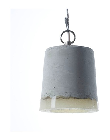 SERAX Κρεμαστό φωτιστικό Serax Concrete suspension lamp diam. 12.5 cm. Ανοιχτό γκρι Τσιμέντο