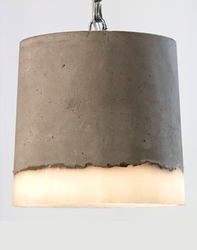 SERAX Κρεμαστό φωτιστικό Serax Concrete suspension lamp diam. 34 cm. Ανοιχτό γκρι Τσιμέντο