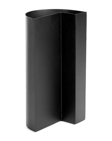 SERAX Βάζο Serax FCK vase h. 29 cm. black Μαύρο Μέταλλο