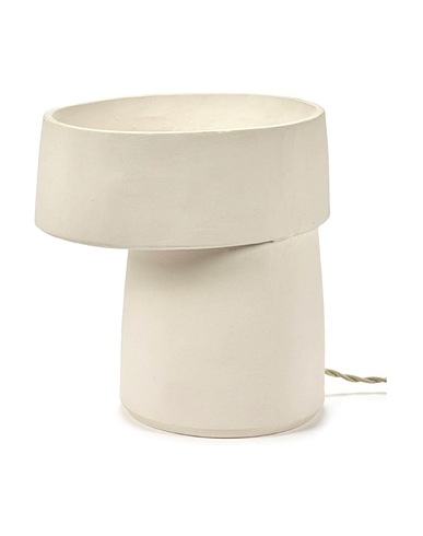SERAX Επιτραπέζιο φωτιστικό Serax Romé table lamp white h. 23.5 cm. Λευκό Κεραμικό