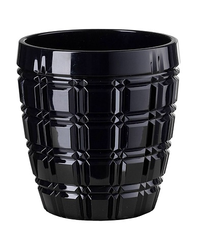 MARIO LUCA GIUSTI Glass or pitcher Mario Luca Giusti Winston water glass - Set 6 Black Acrylic