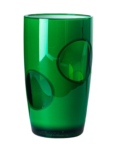 MARIO LUCA GIUSTI Glass or pitcher Mario Luca Giusti Zeynep glass - Set 6 Green Acrylic