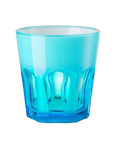 MARIO LUCA GIUSTI Glass or pitcher Mario Luca Giusti Gulli glass - Set 6 Turquoise Acrylic
