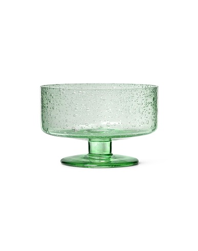 FERM LIVING Tischaccessoire OLI DESSERT CUP - RECYCLED CLEAR
 Grün 100% Recyceltes Glas