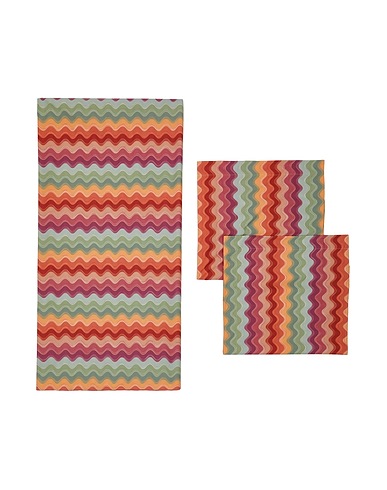 MISSONI HOME Λευκά Είδη Υπνοδωματίου AMANDA DUVET COVER SET 250X200
 Πορτοκαλί 100% Βαμβάκι