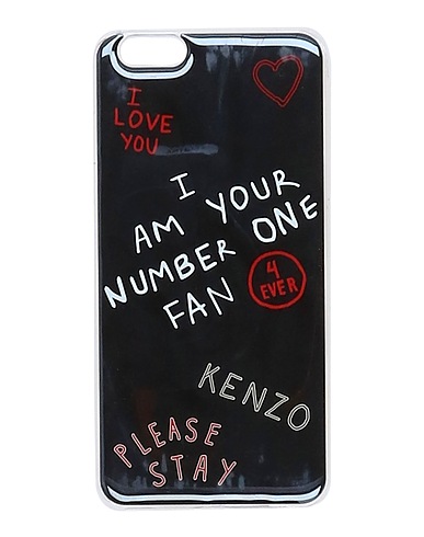 KENZO Phone covers e sleeves Nero Plastica