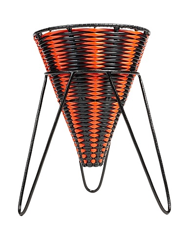 MARNI Vase or planter Orange Plastic, Metal