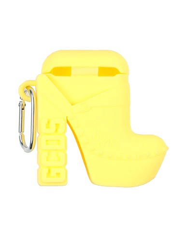 GCDS Phone covers e sleeves Giallo pastello Silicone